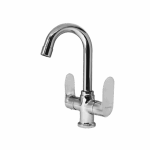 Central Hole Basin Mixer With Swinging Spout - Code : 2311