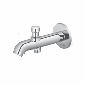 Bath Spout With Button Attachment For Hand Shower With Wall Flange - Code: 102