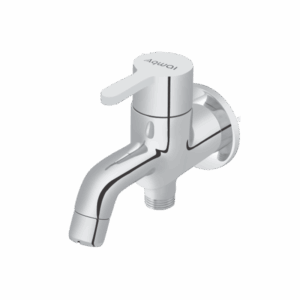 2 Way Bib Cock With Flange - Code: 2205
