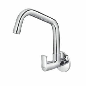 Sink Cock With Extended Swinging Spout With Flange (W/M) - Code: 1708